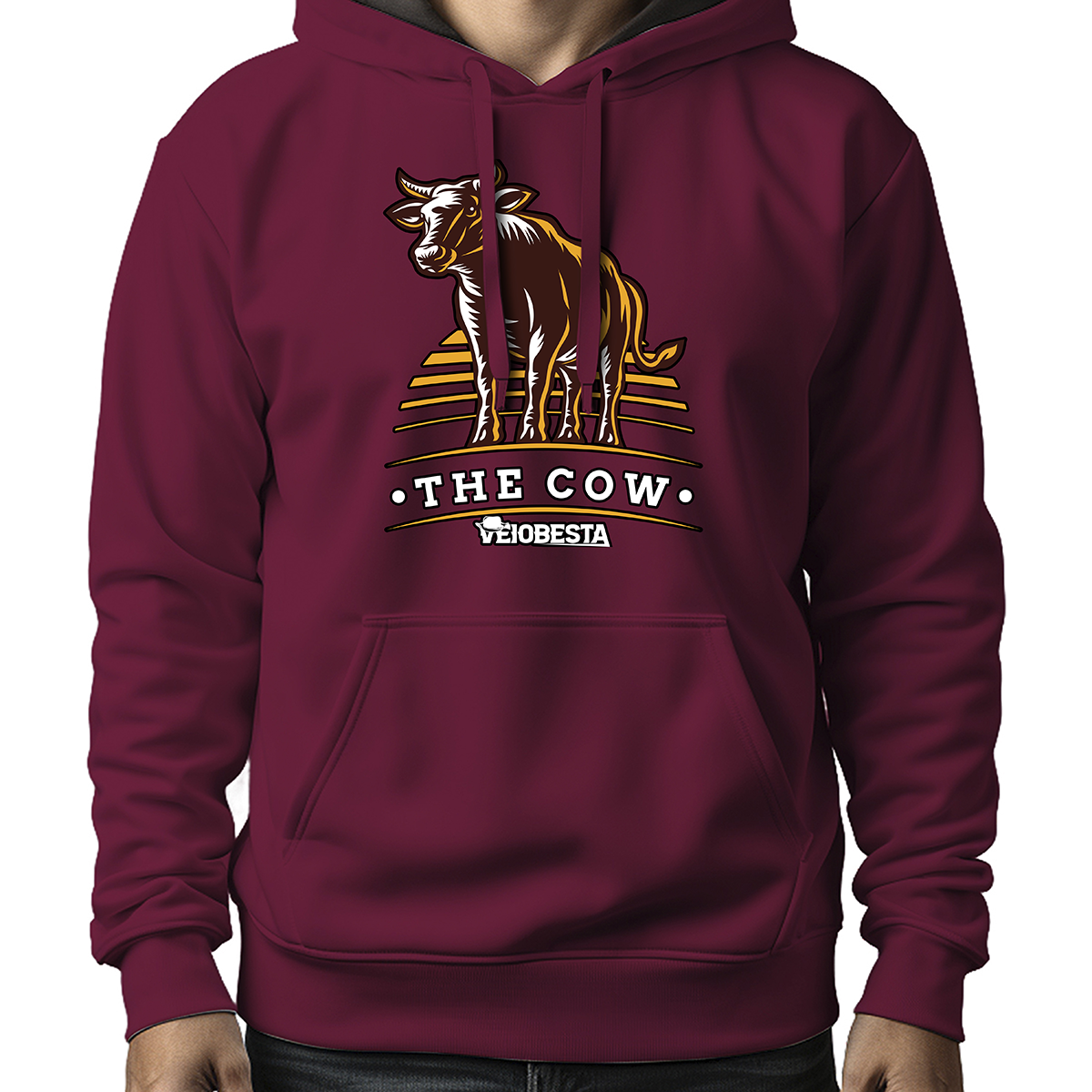 MOLETOM MASCULINO THE COW
