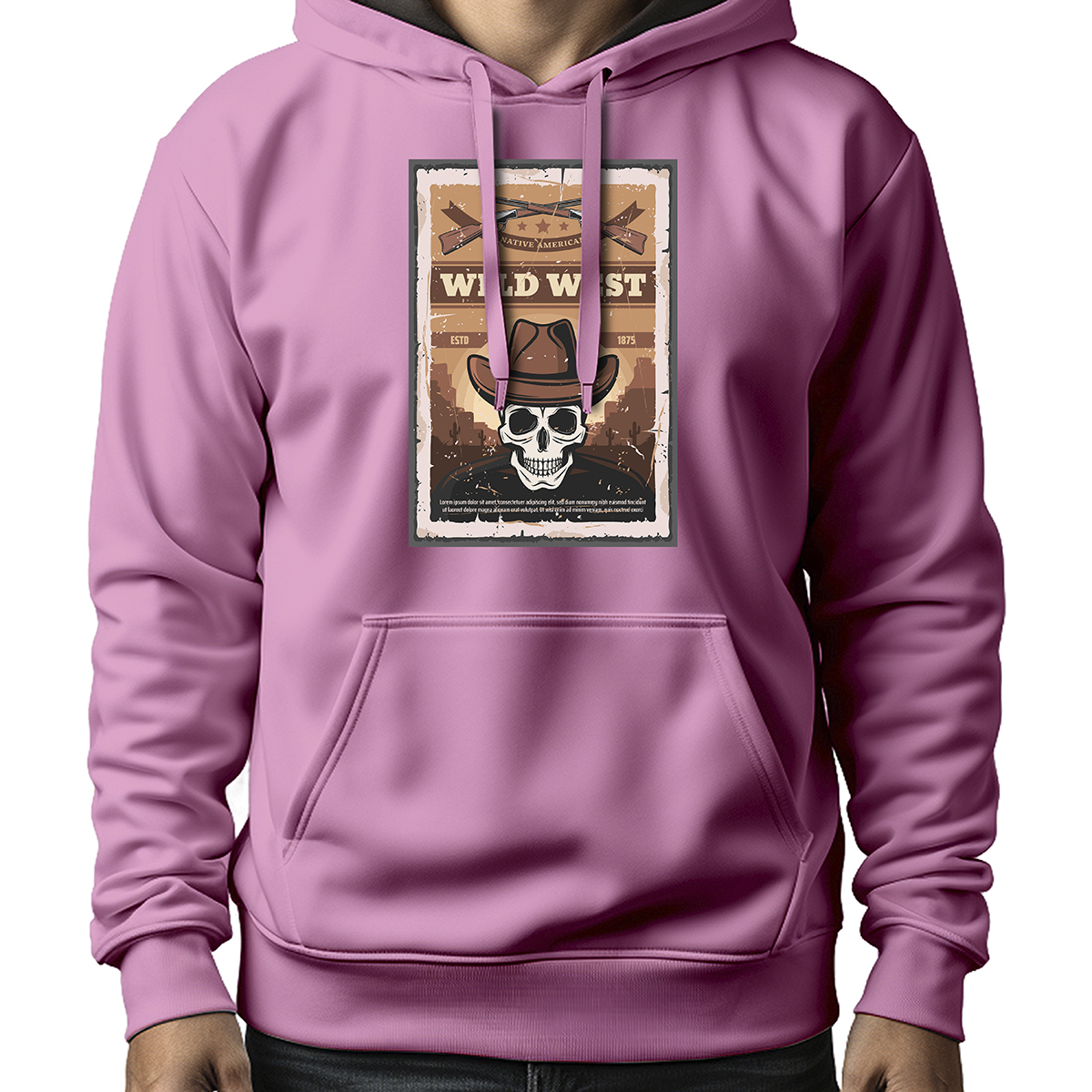 MOLETOM MASCULINO WILDWEST EST 1875