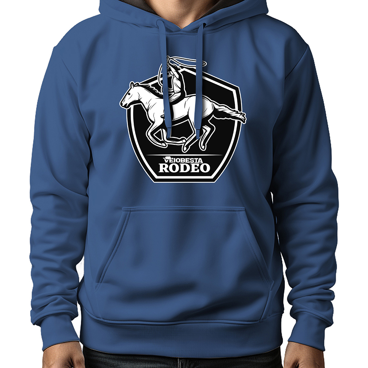 MOLETOM MASCULINO RODEO BLACK