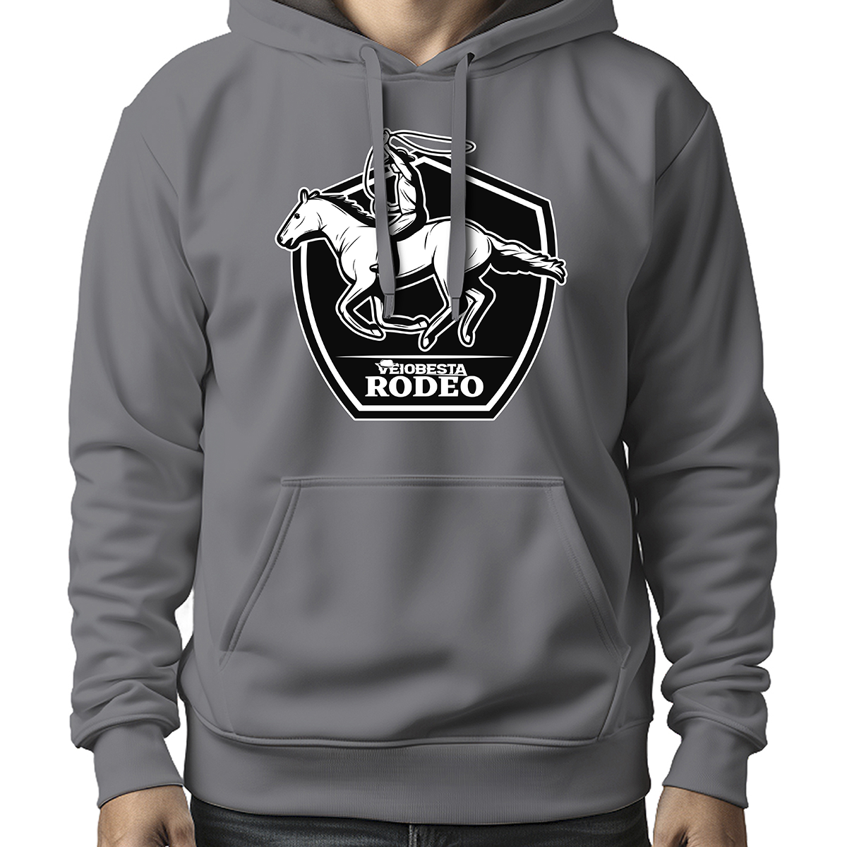 MOLETOM MASCULINO RODEO BLACK