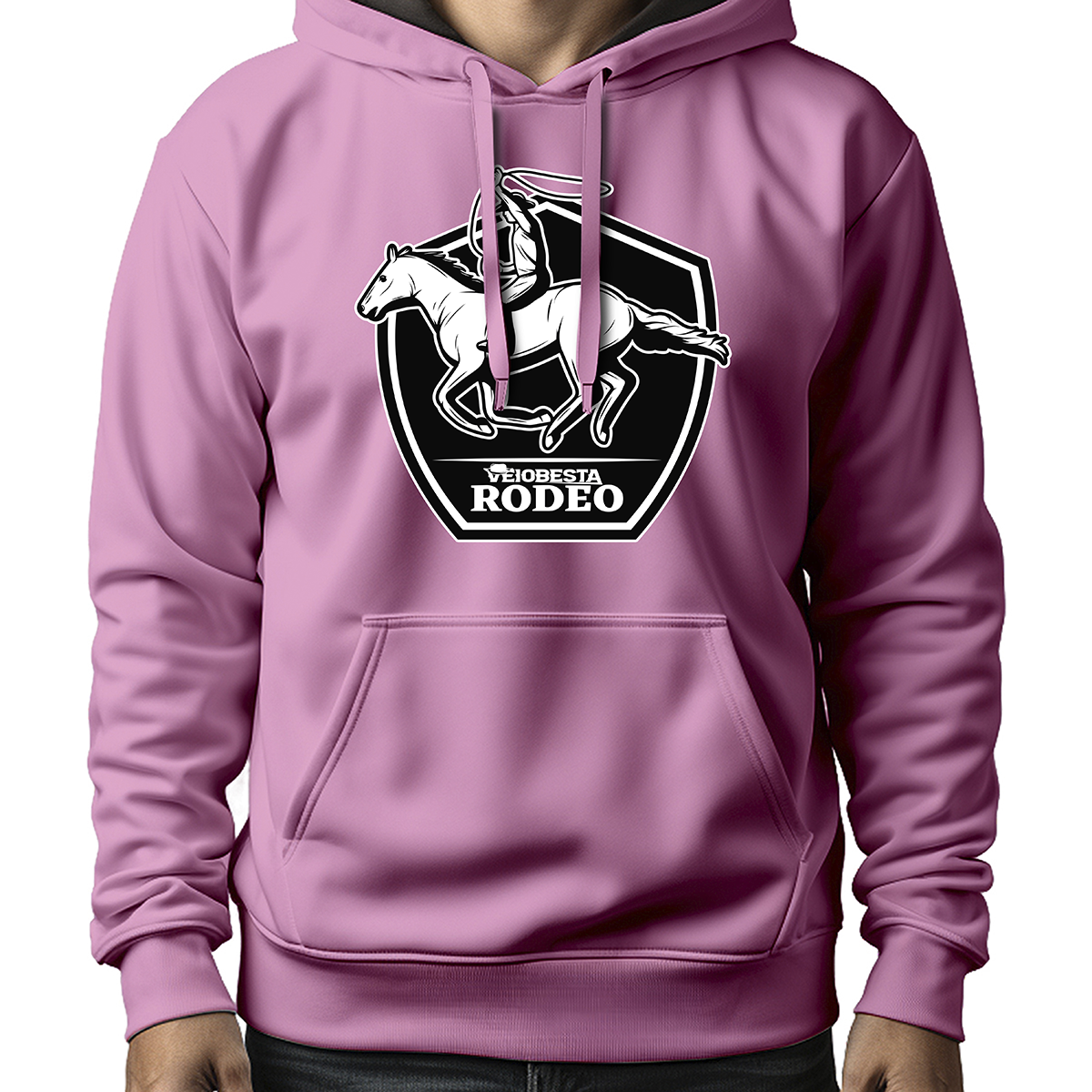MOLETOM MASCULINO RODEO BLACK