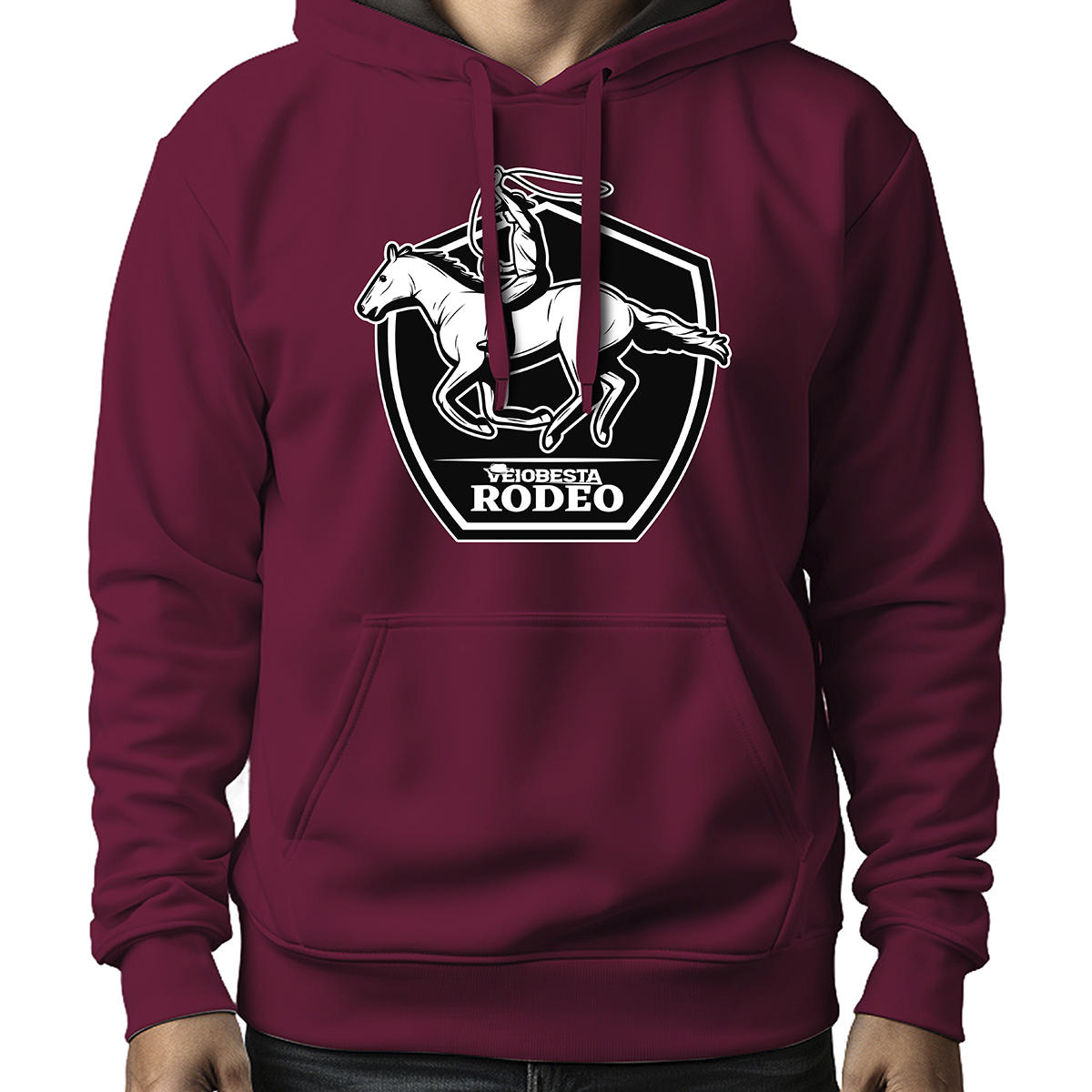 MOLETOM MASCULINO RODEO BLACK