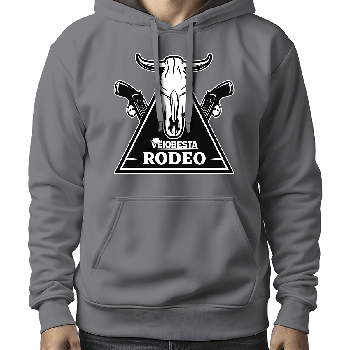MOLETOM MASCULINO VEIOBESTA RODEO BLACK