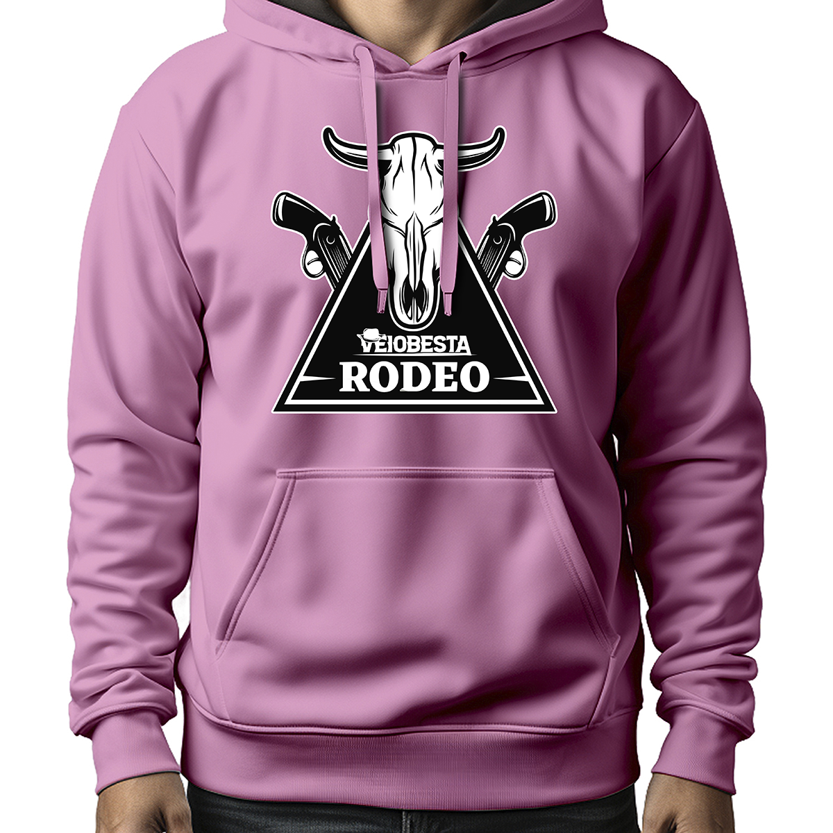 MOLETOM MASCULINO VEIOBESTA RODEO BLACK