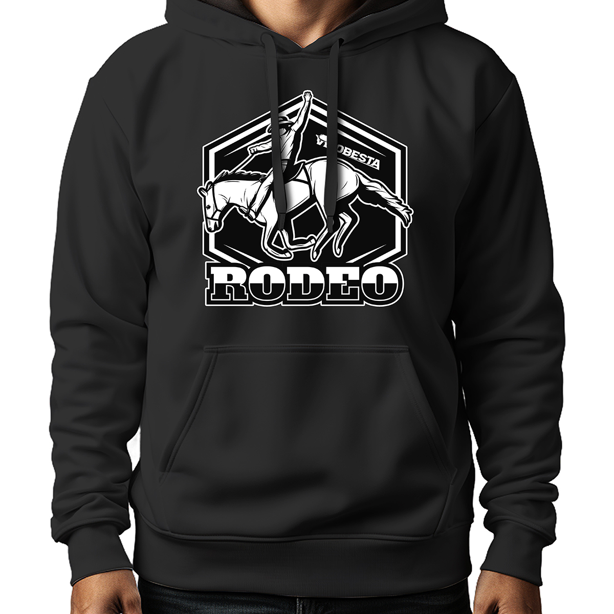 MOLETOM MASCULINO UNTAMED HORSE RODEO