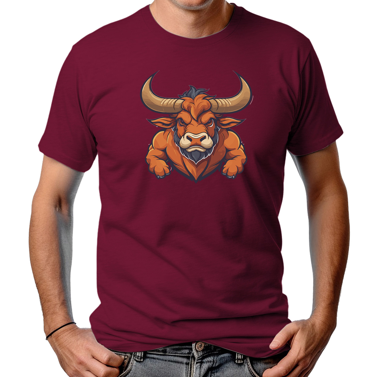 CAMISETA MASCULINA ORANGE BULL NEW