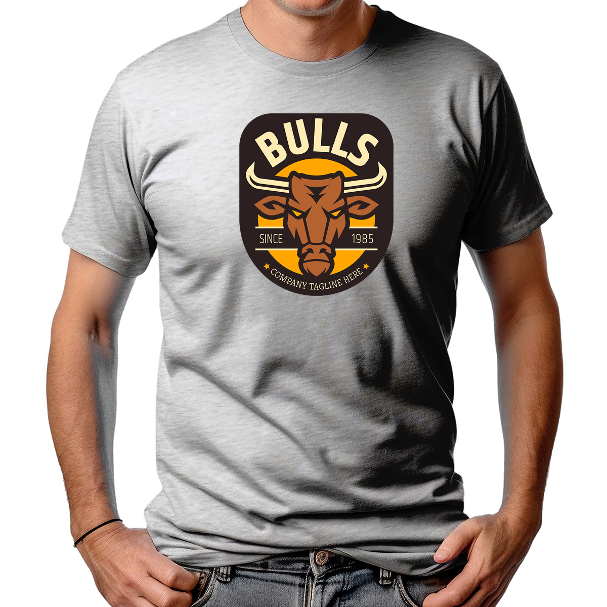 CAMISETA MASCULINA BULL SINCE 1985