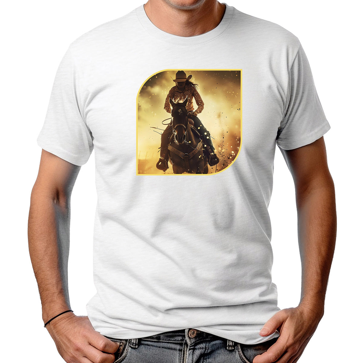 CAMISETA MASCULINA CAVALO DE GUERRA