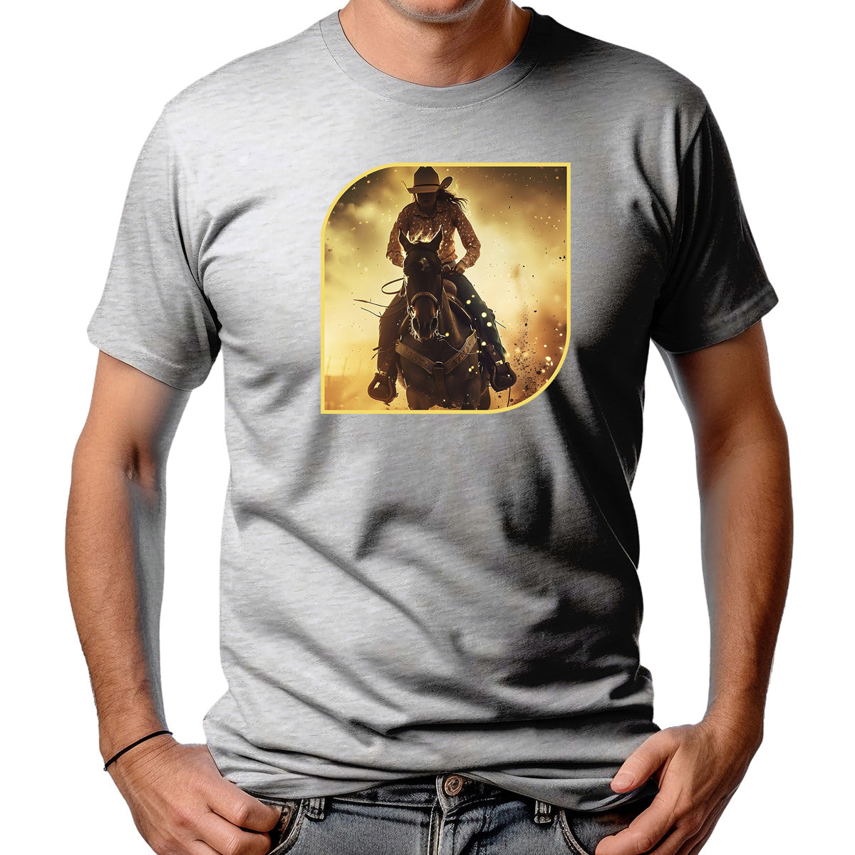 CAMISETA MASCULINA CAVALO DE GUERRA