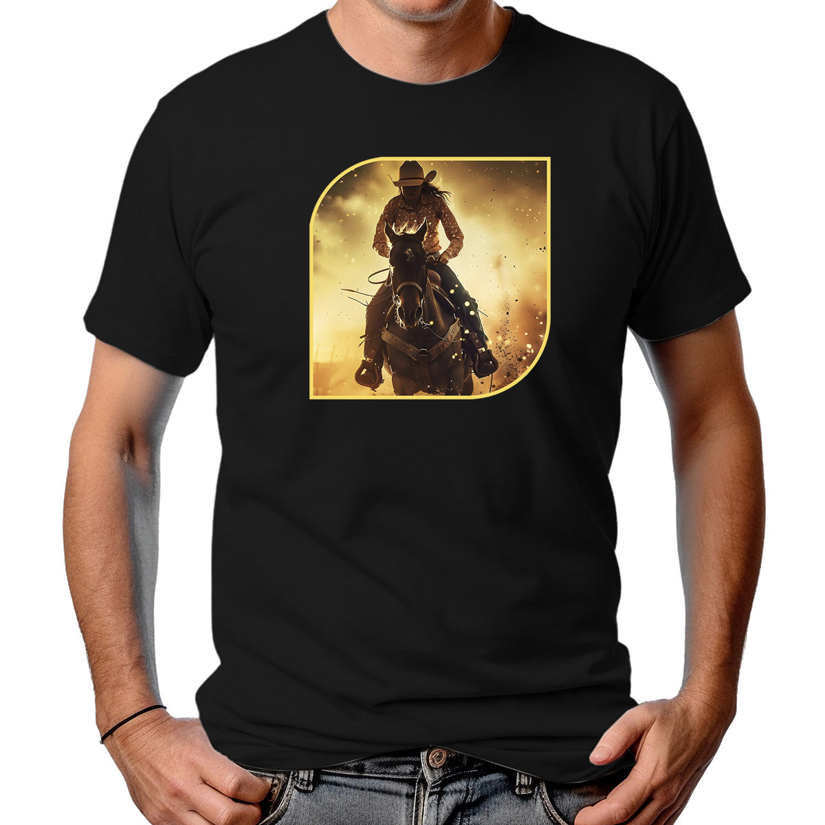 CAMISETA MASCULINA CAVALO DE GUERRA