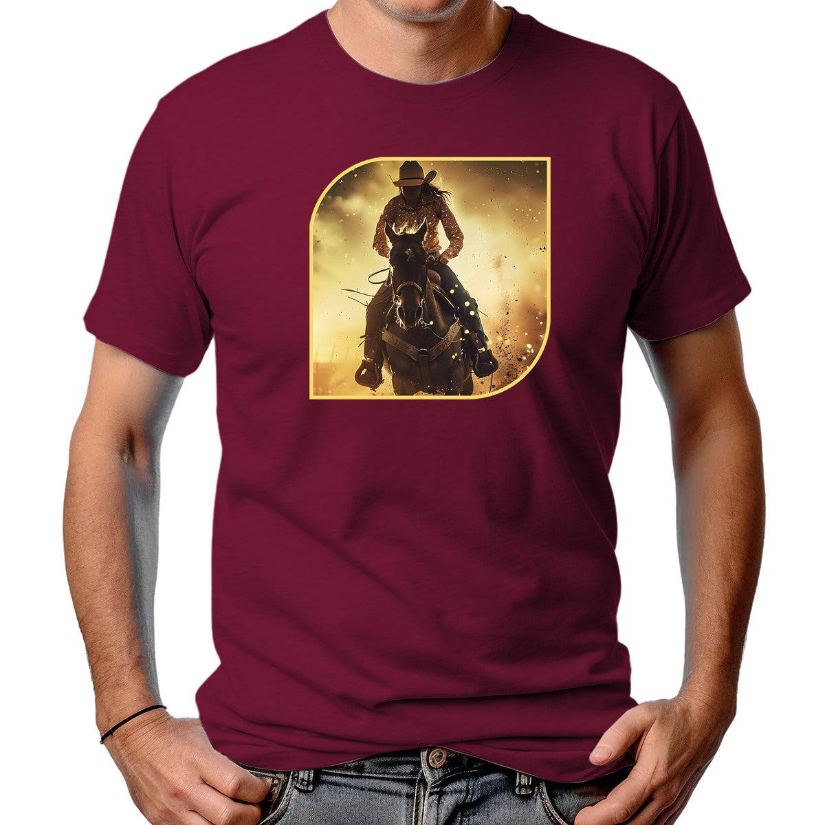 CAMISETA MASCULINA CAVALO DE GUERRA