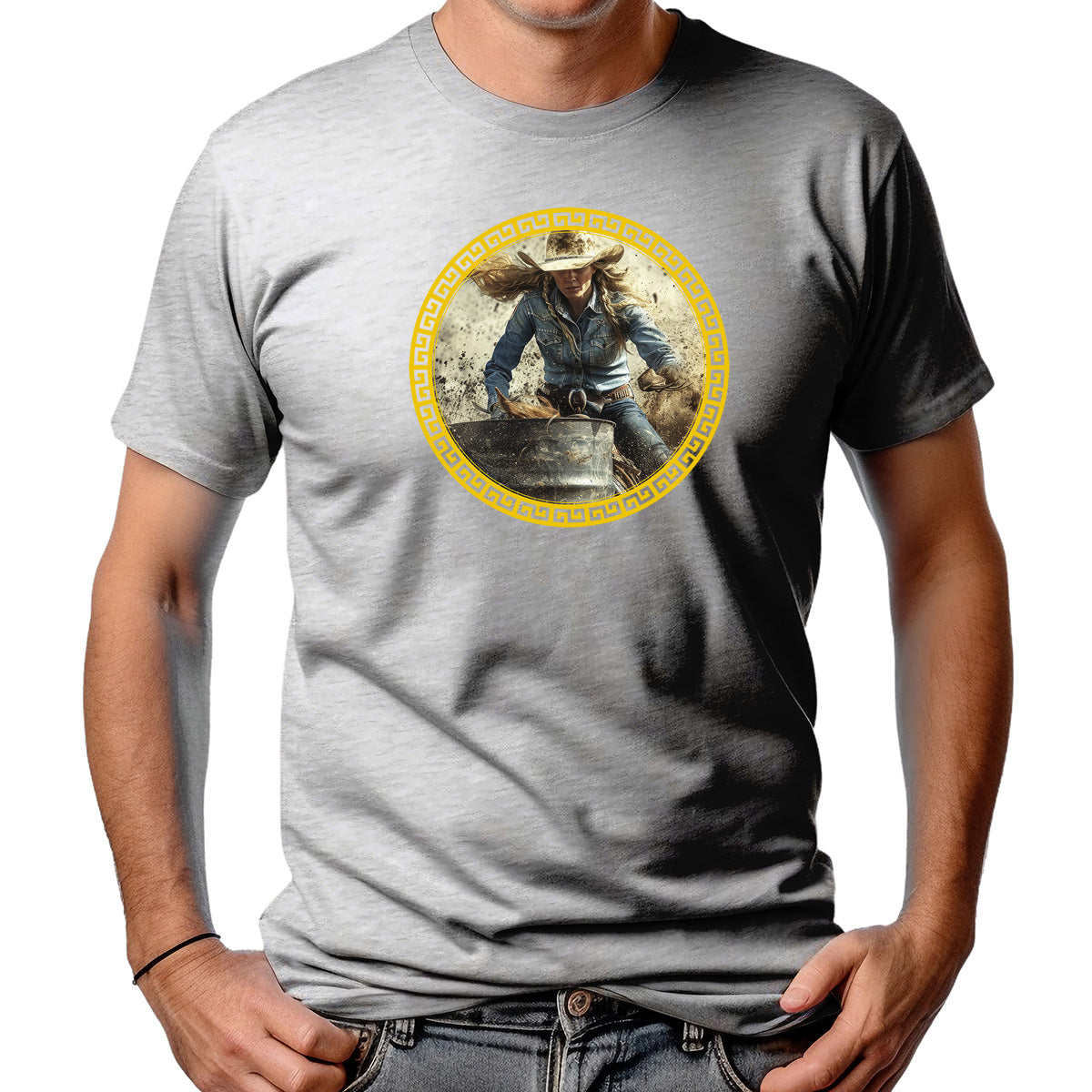 CAMISETA MASCULINA CAVALEIRA DE GUERRA