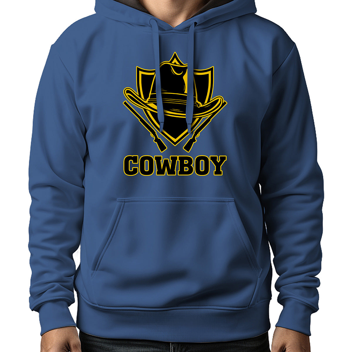 MOLETOM MASCULINO BRASÃO COWBOY