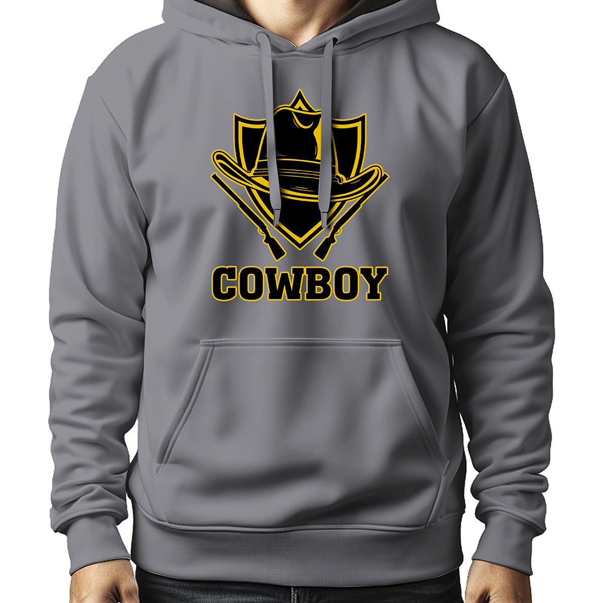 MOLETOM MASCULINO BRASÃO COWBOY