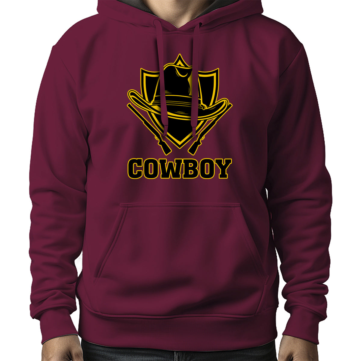 MOLETOM MASCULINO BRASÃO COWBOY