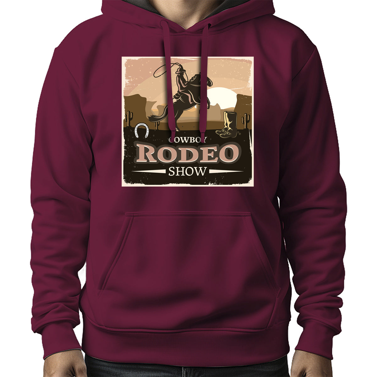 MOLETOM MASCULINO COWBOY RODEO SHOW
