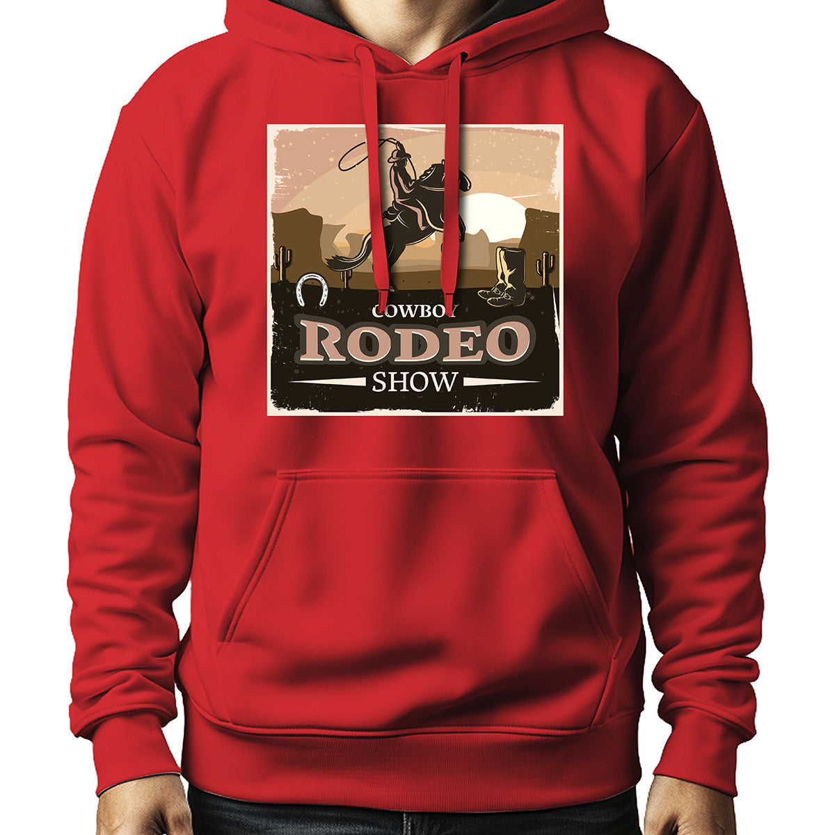 MOLETOM MASCULINO COWBOY RODEO SHOW