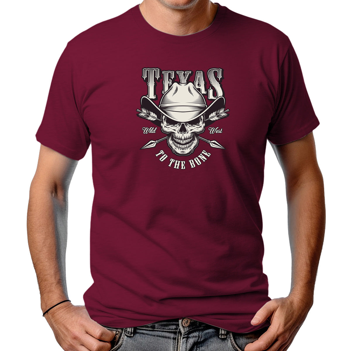 CAMISETA MASCULINA TEXAS TO THE HUNT