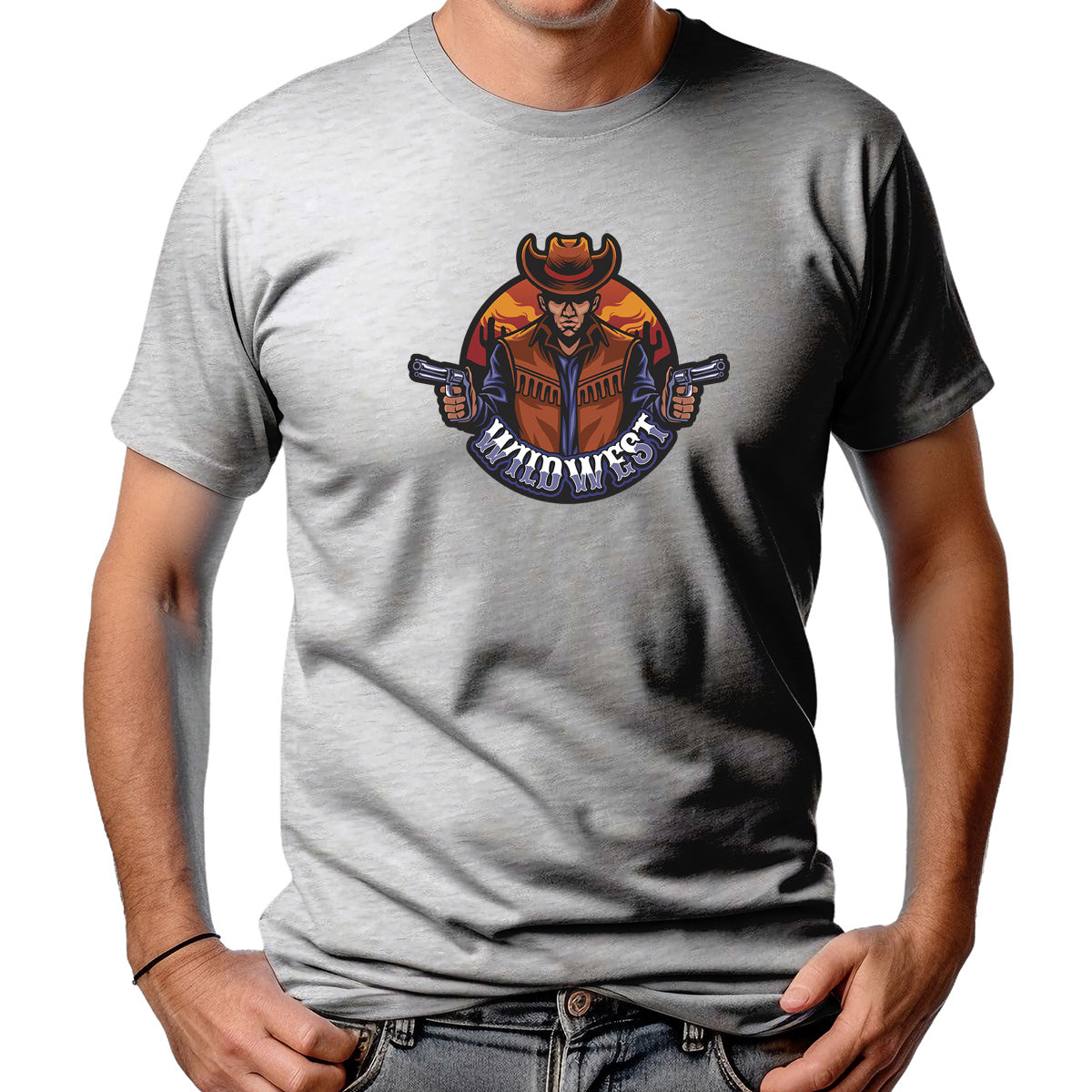 CAMISETA MASCULINA WILD WEST REDEMPTION