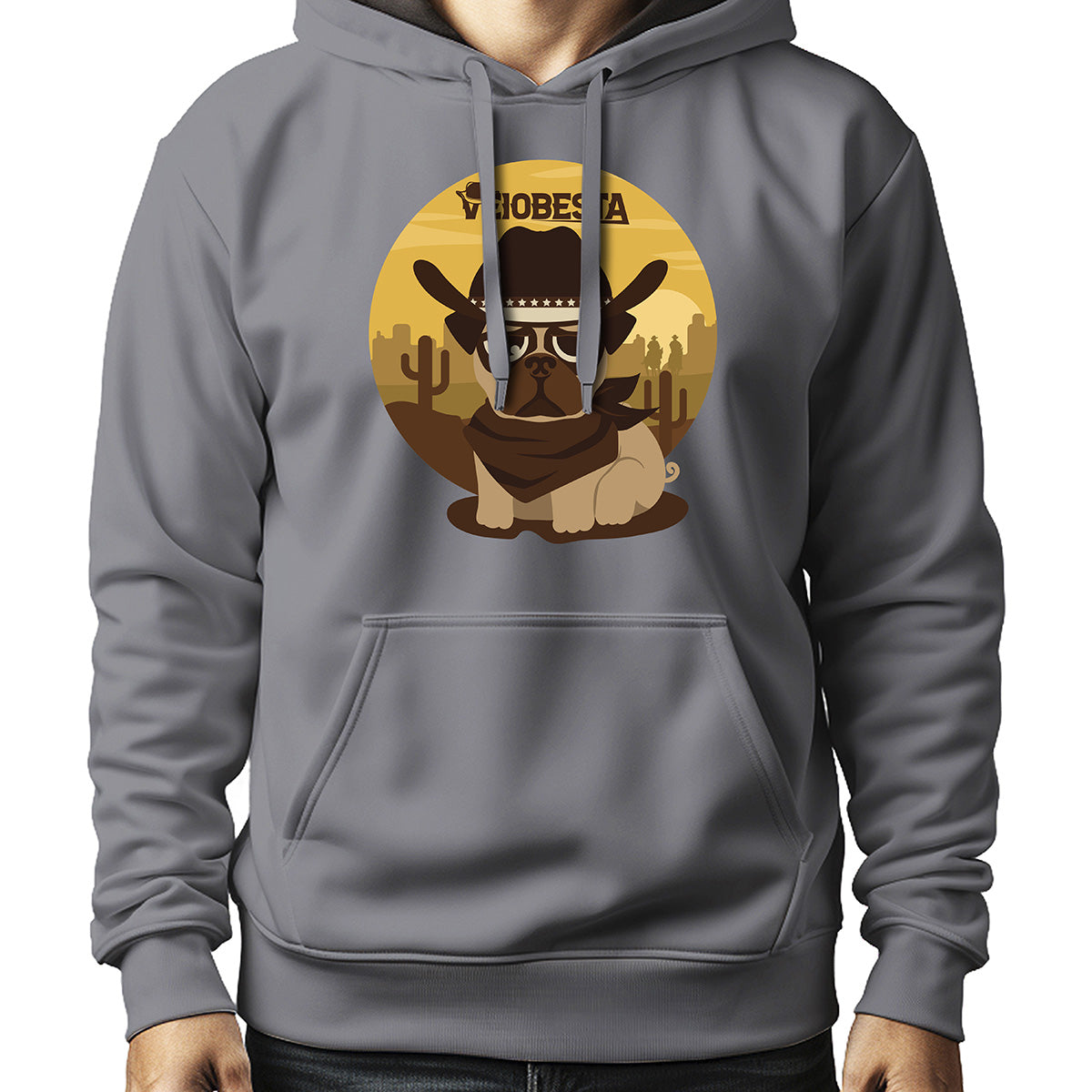 MOLETOM MASCULINO DOG WILD WEST