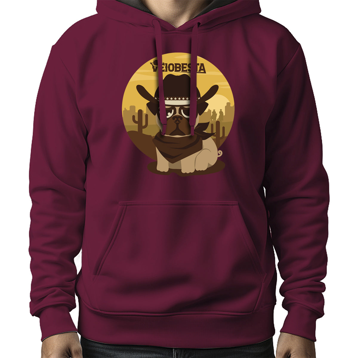 MOLETOM MASCULINO DOG WILD WEST