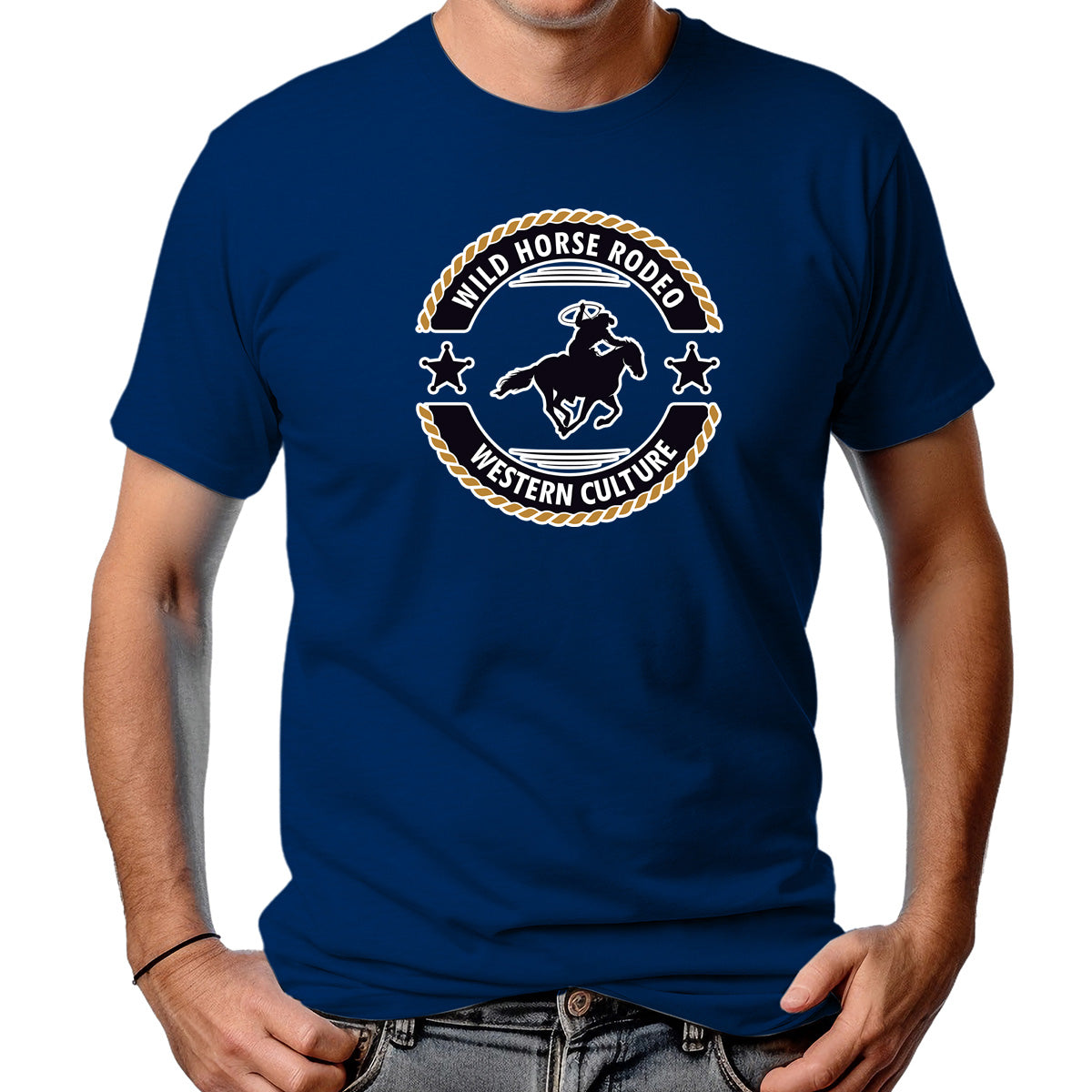 CAMISETA MASCULINA WILD HORSE RODEO