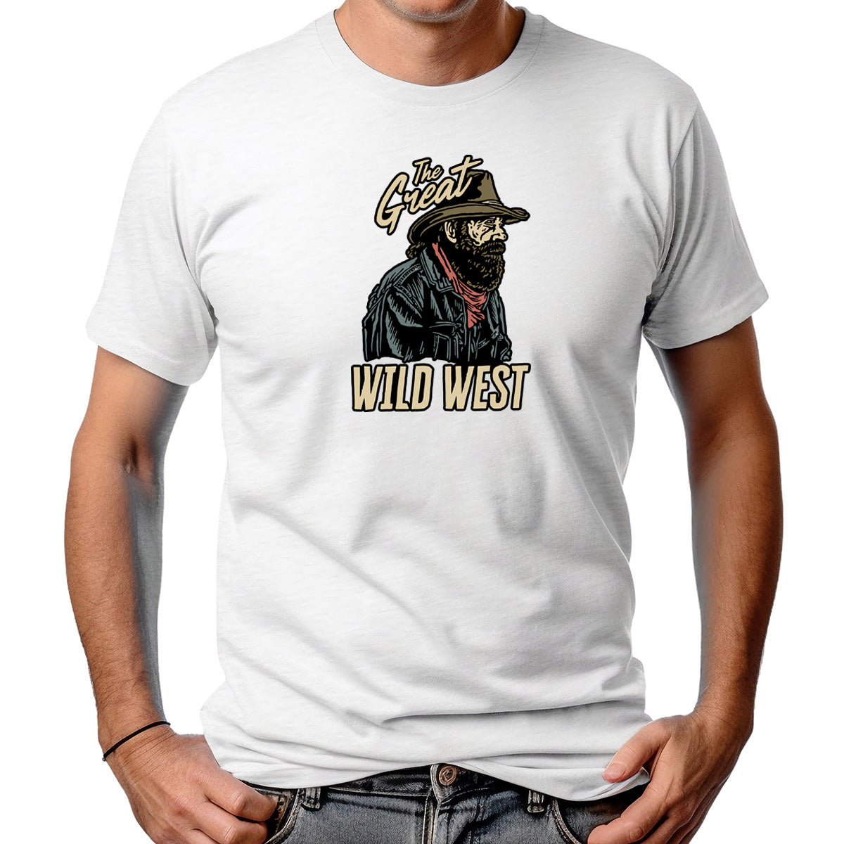 CAMISETA MASCULINA THE GREAT WILD WEST