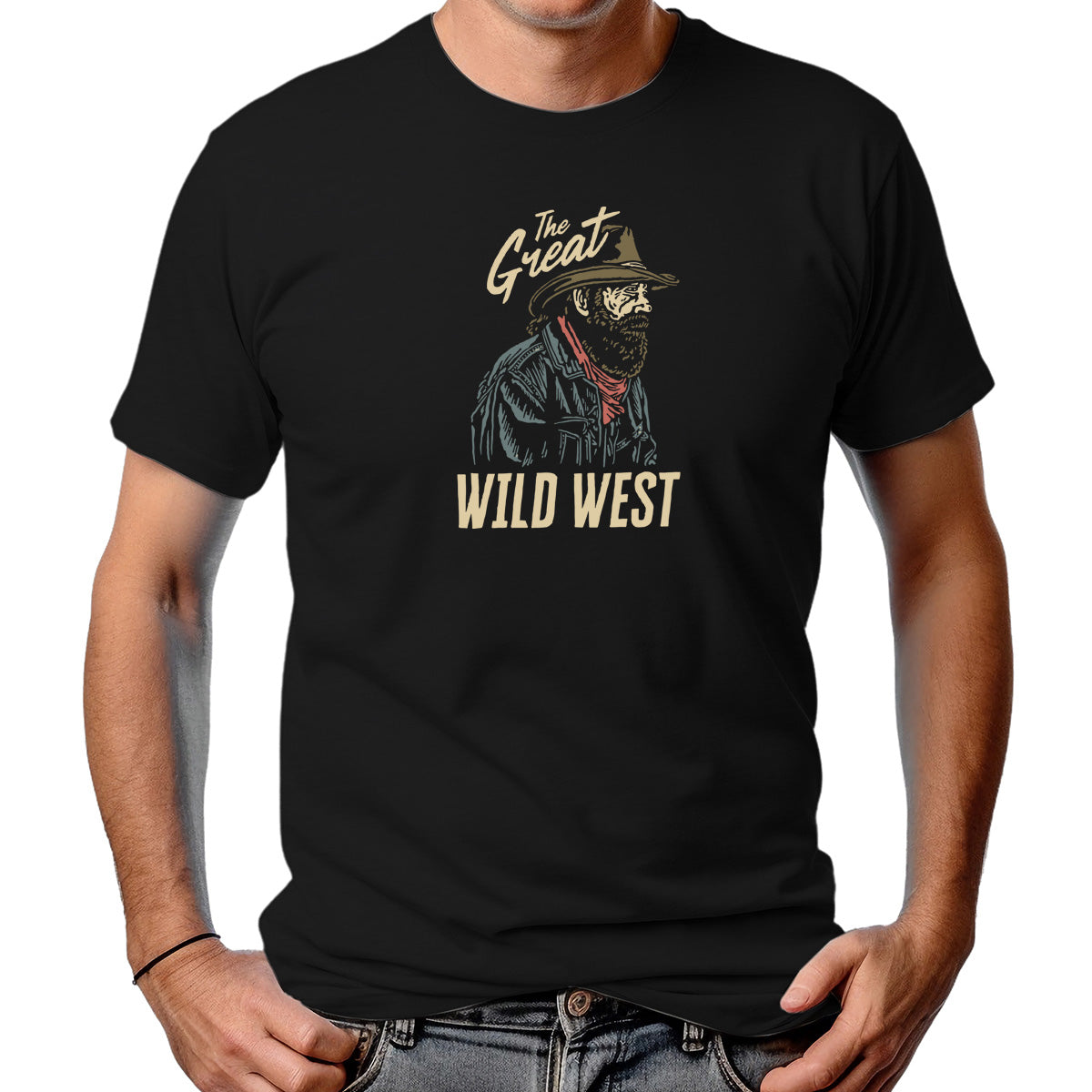 CAMISETA MASCULINA THE GREAT WILD WEST