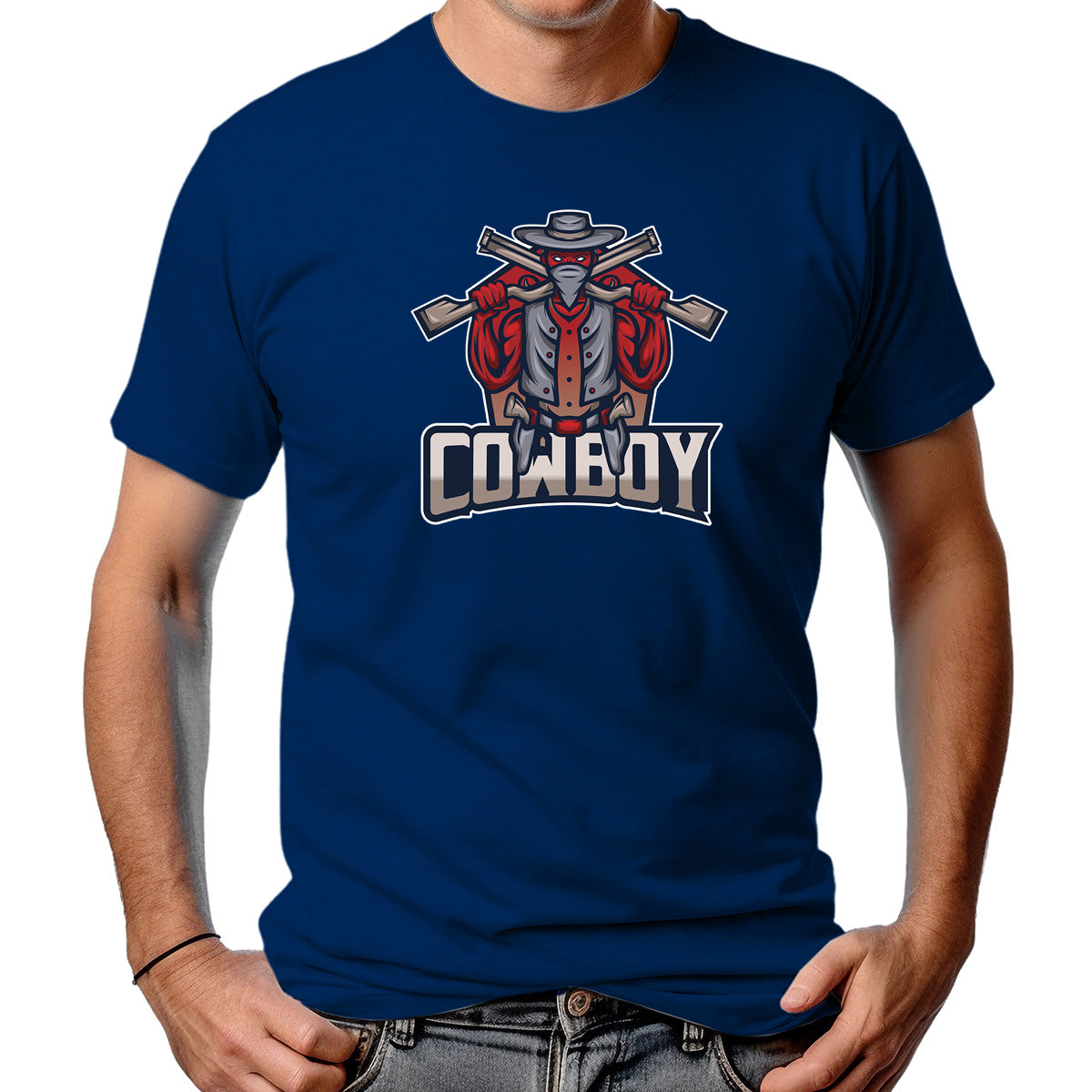 CAMISETA MASCULINA RED COWBOY