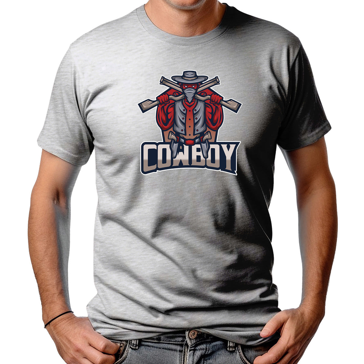 CAMISETA MASCULINA RED COWBOY