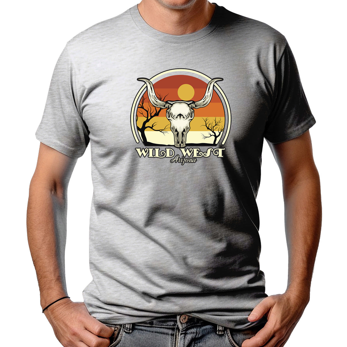CAMISETA MASCULINA WILD WEST ARIZONA