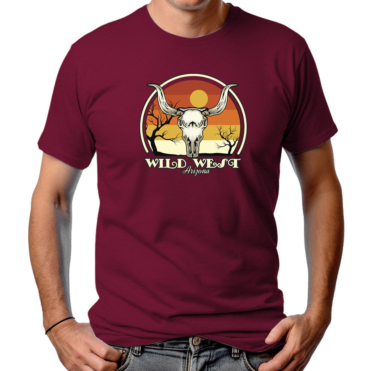 CAMISETA MASCULINA WILD WEST ARIZONA