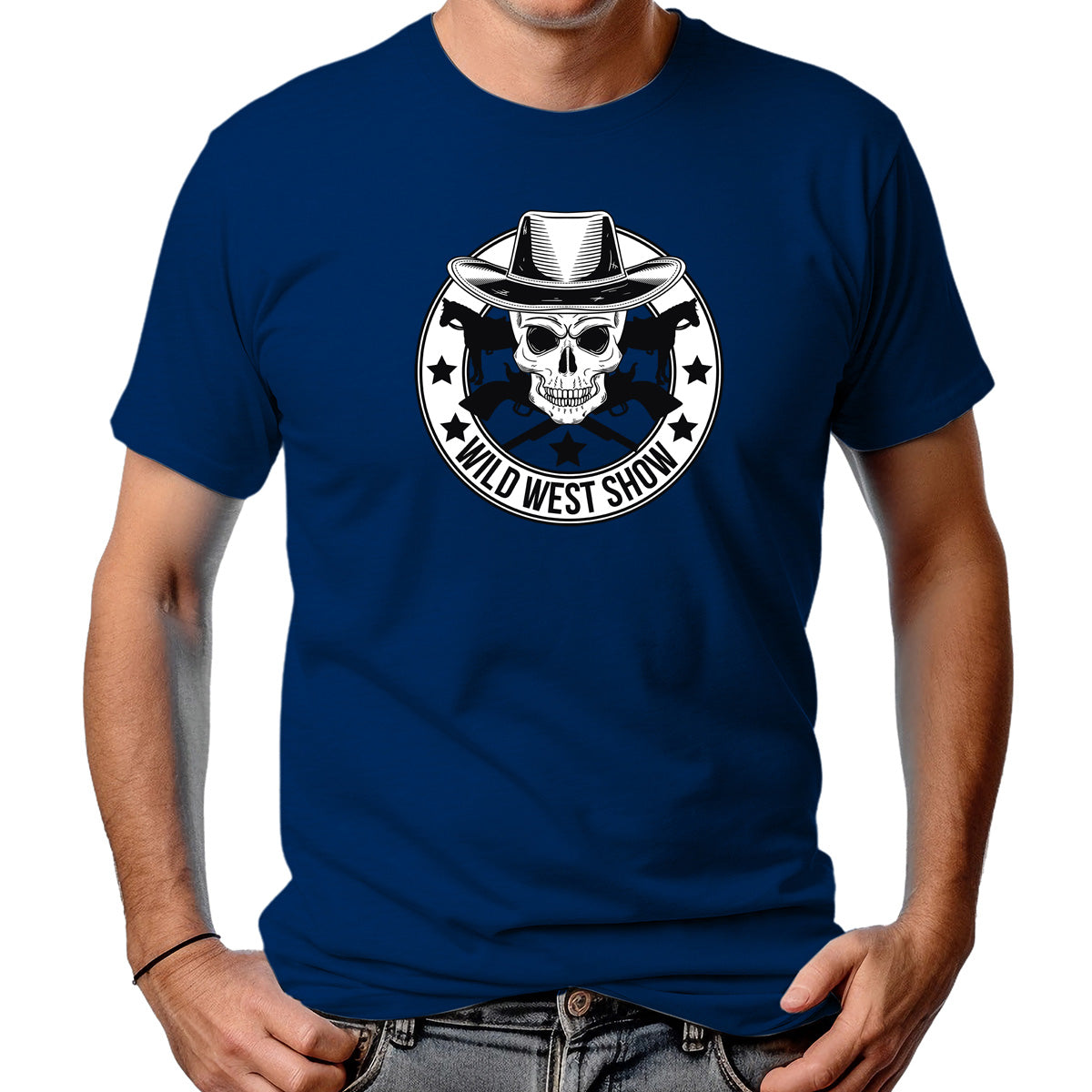 CAMISETA MASCULINA WILD WEST SHOW