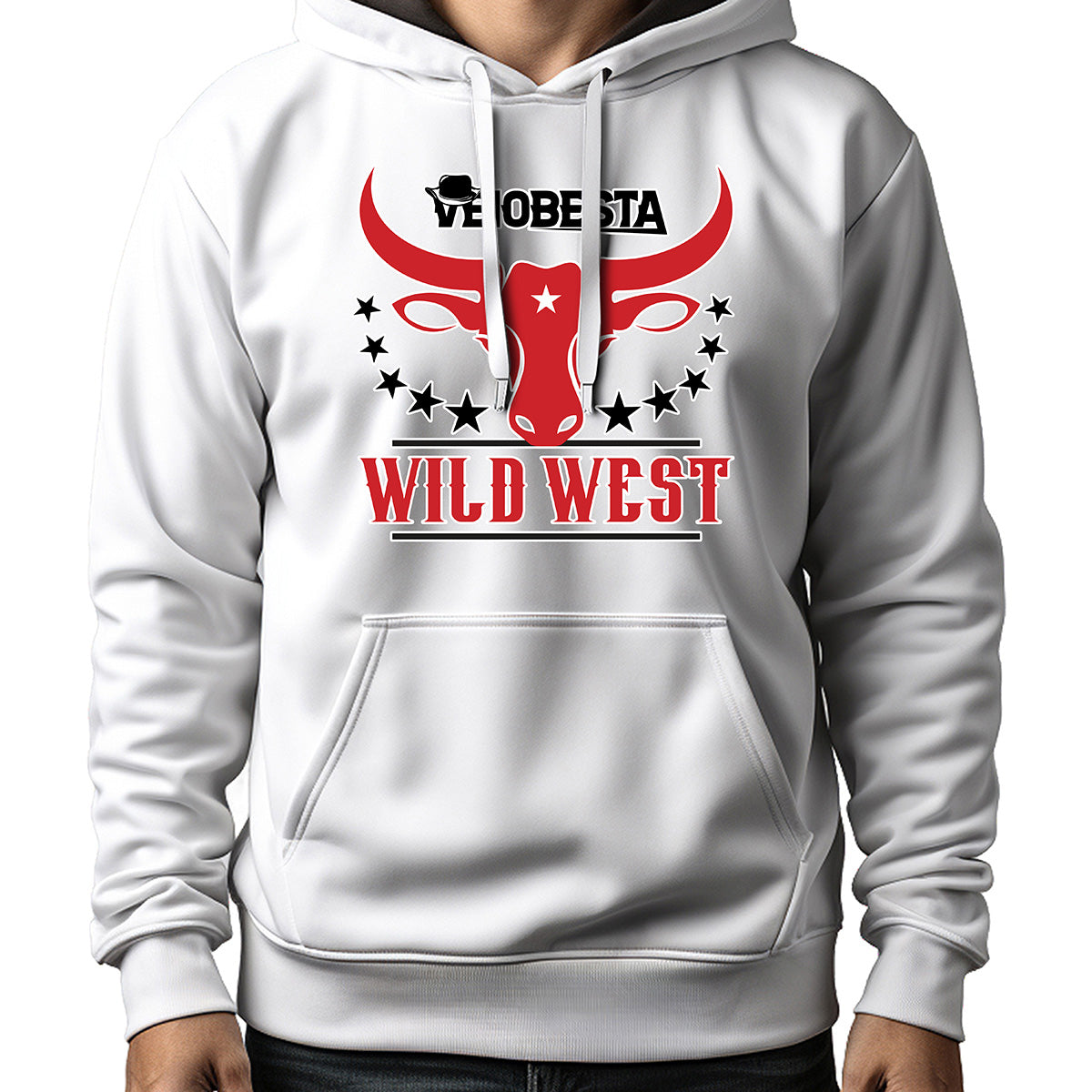 MOLETOM MASCULINO BIG HORNS WILD WEST