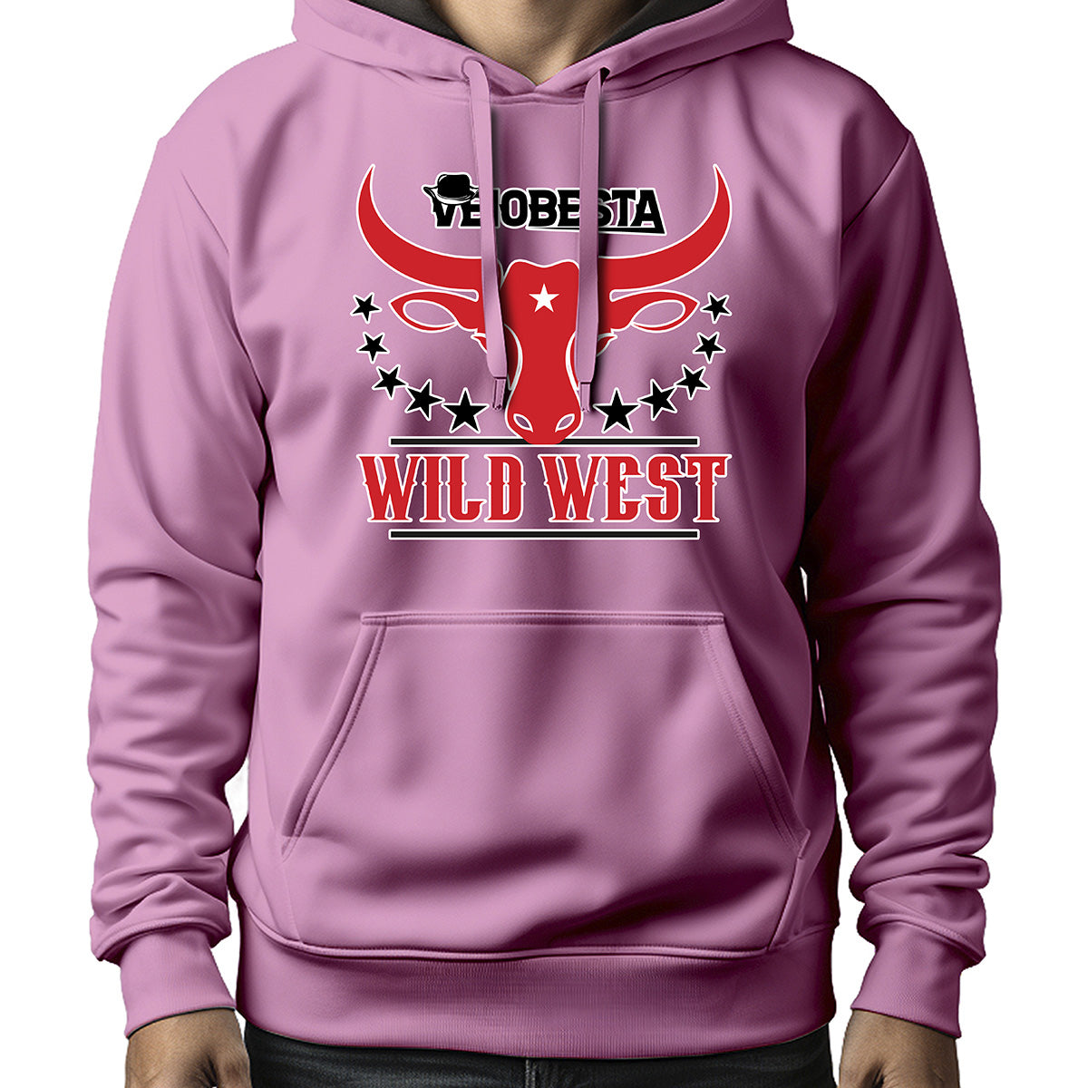 MOLETOM MASCULINO BIG HORNS WILD WEST