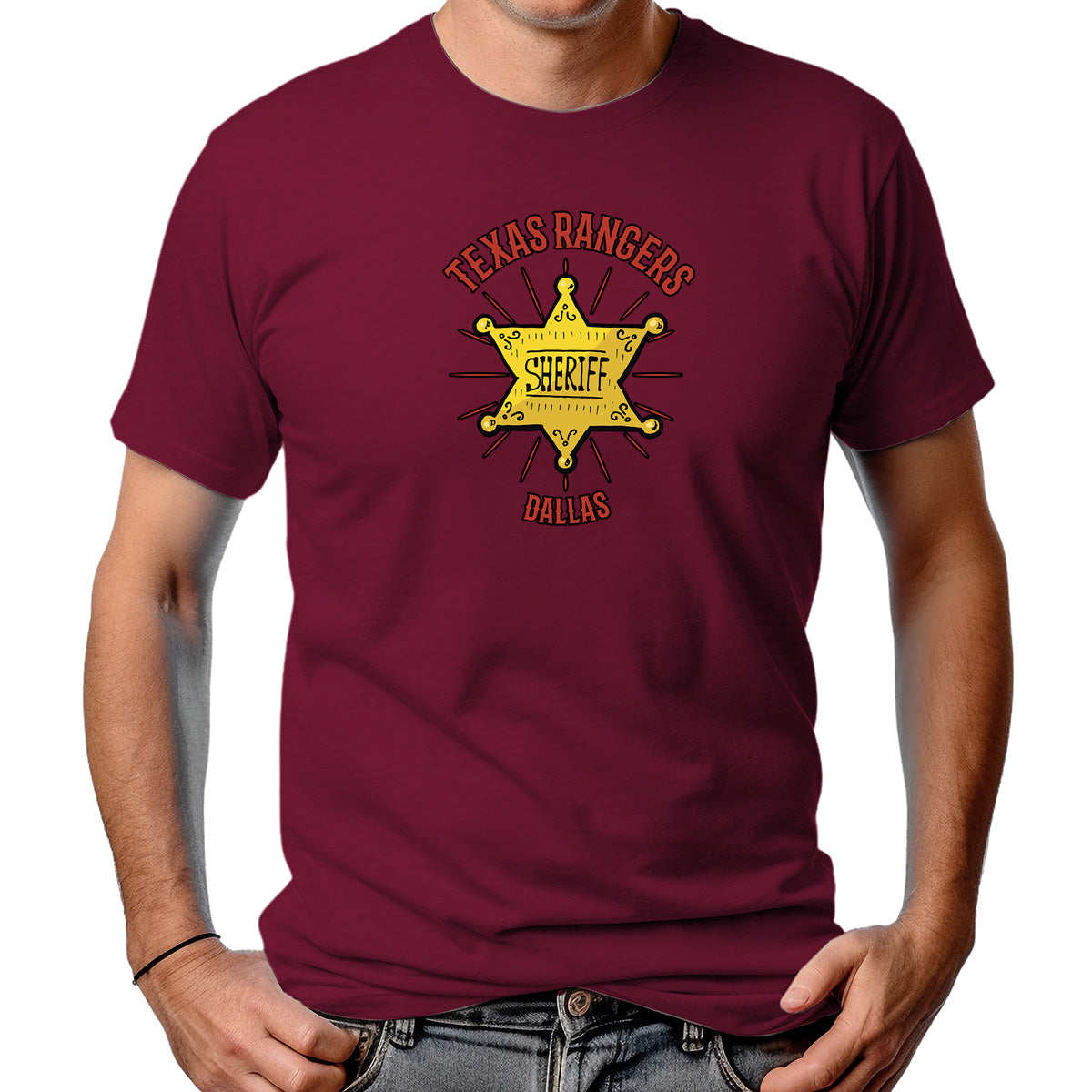 CAMISETA MASCULINA TEXAS RANGES DALLAS