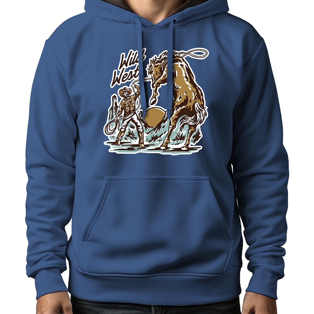 MOLETOM MASCULINO WILDWEST RODEO LACE