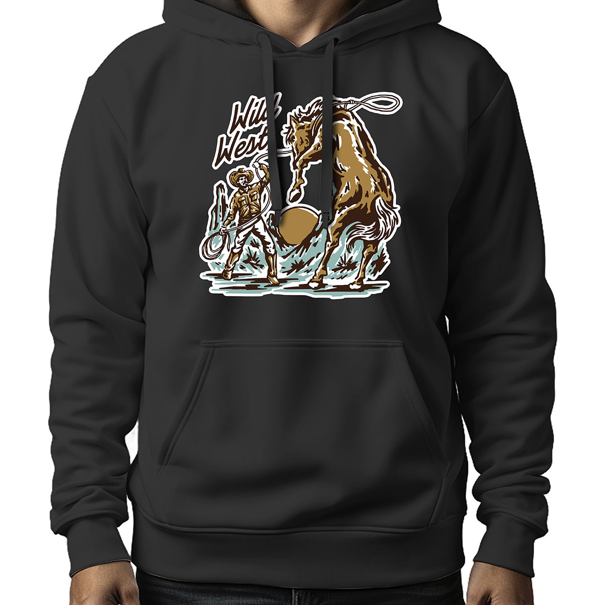 MOLETOM MASCULINO WILDWEST RODEO LACE