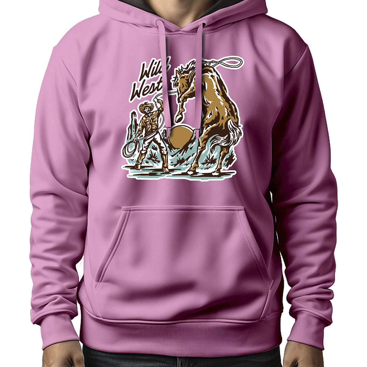 MOLETOM MASCULINO WILDWEST RODEO LACE