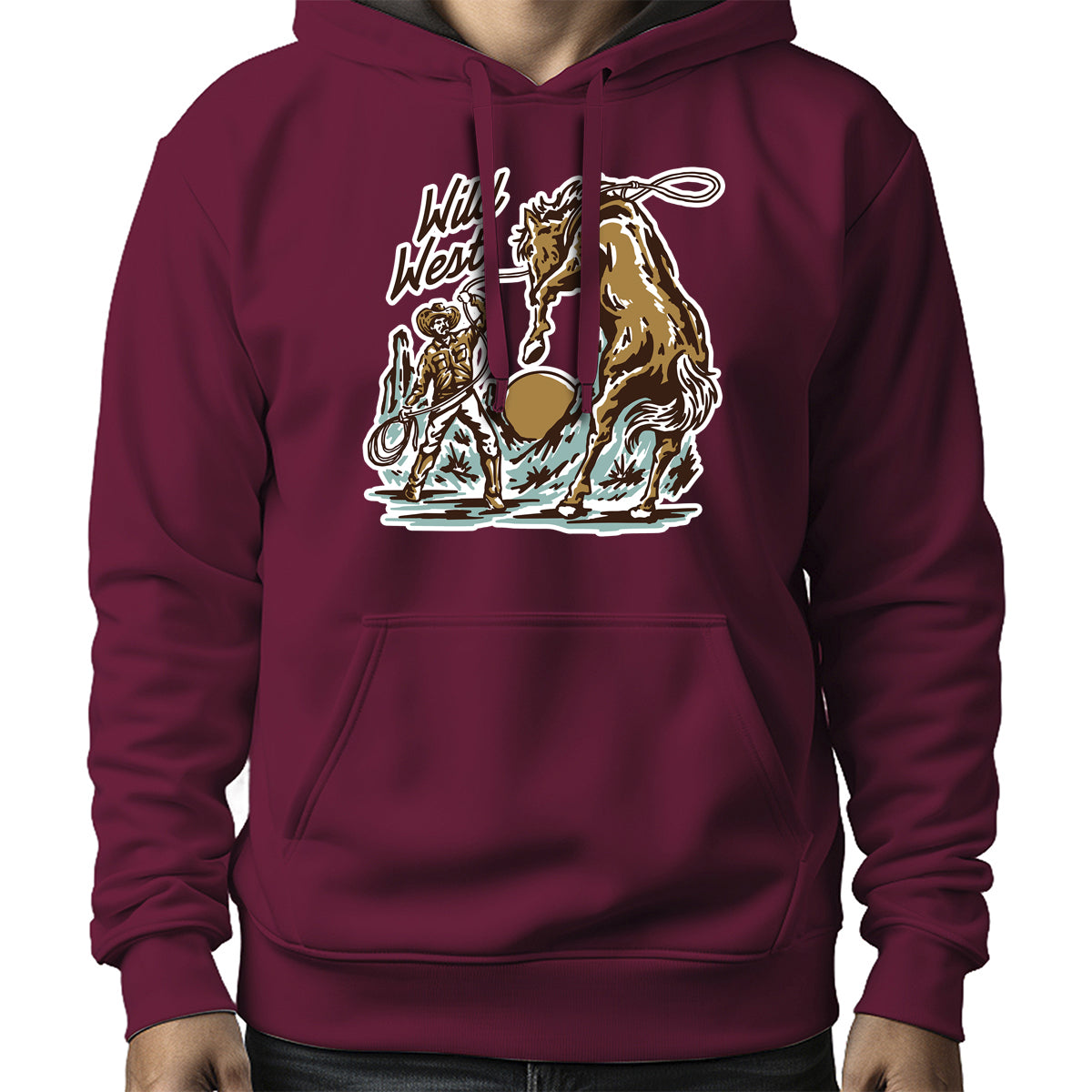 MOLETOM MASCULINO WILDWEST RODEO LACE