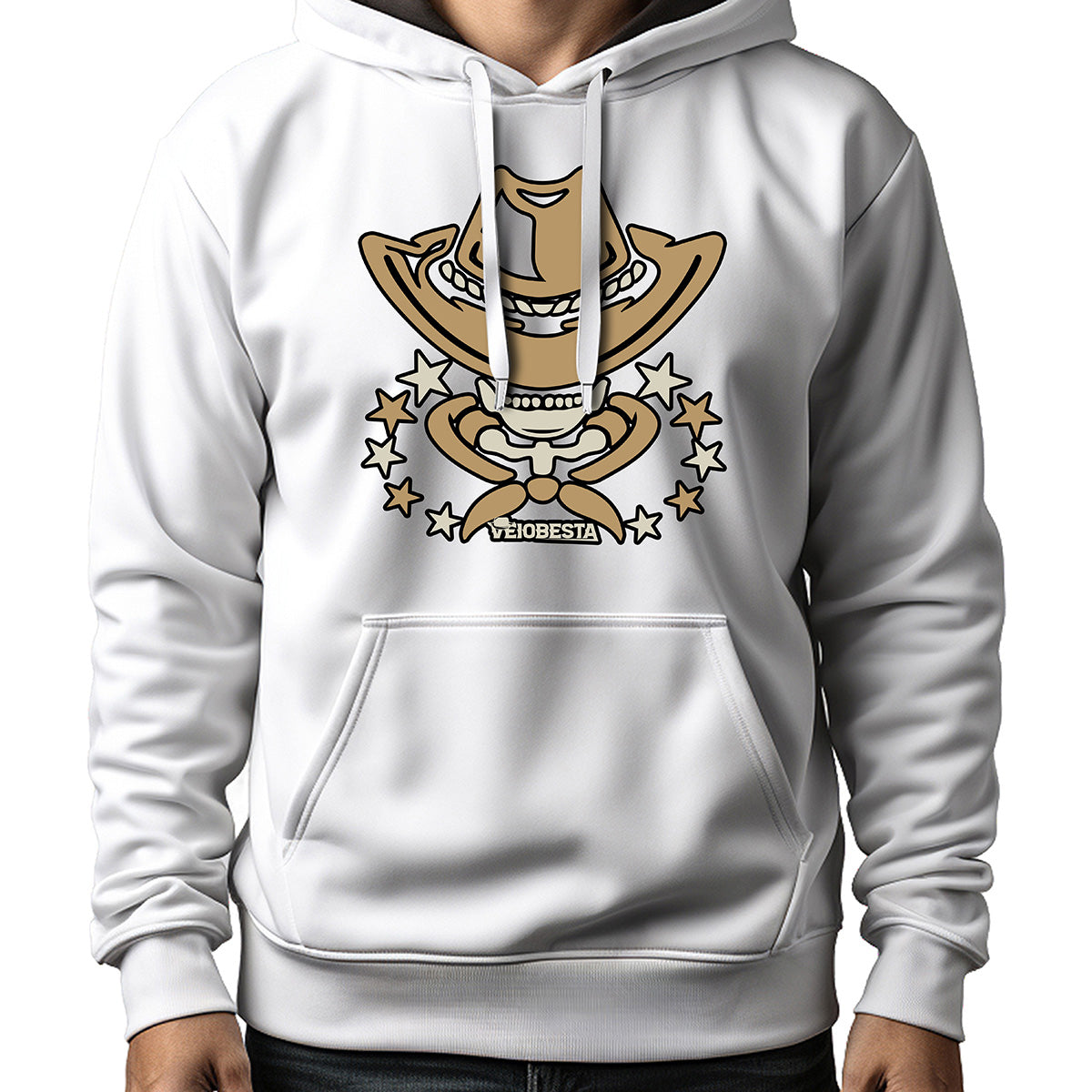 MOLETOM MASCULINO SHERIFF SKULL HAT