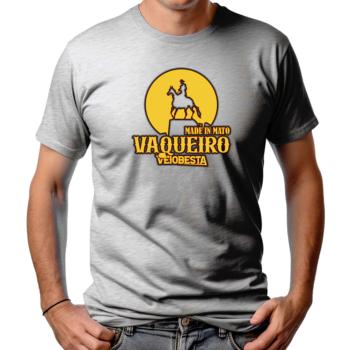 CAMISETA MASCULINA MADE IN MATO VAQUEIRO