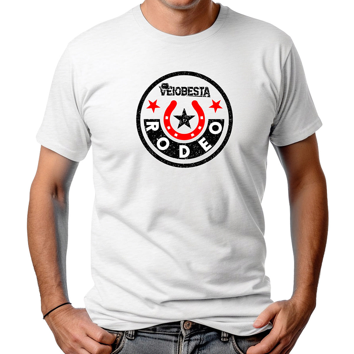 CAMISETA MASCULINA RODEO HORSESHOE