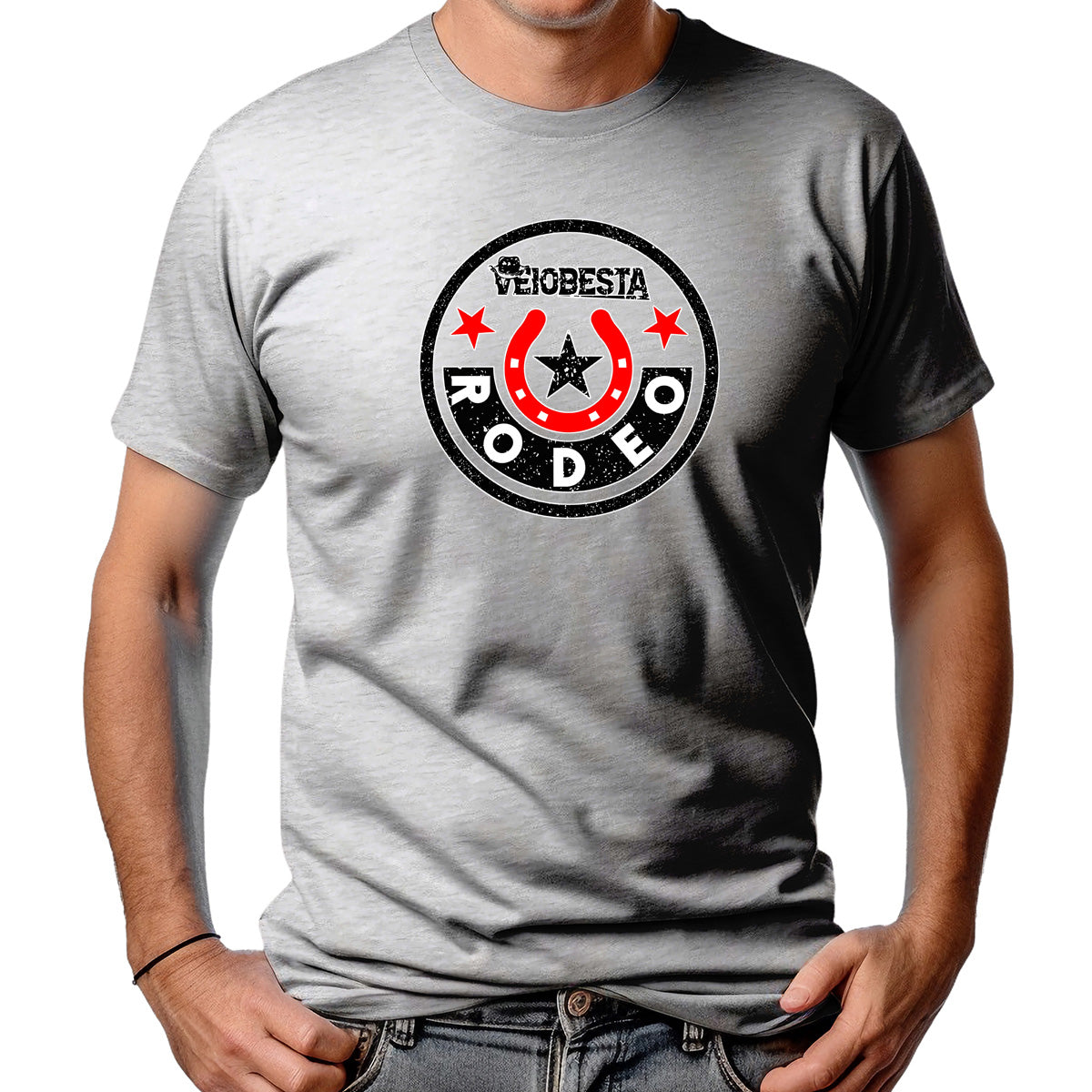 CAMISETA MASCULINA RODEO HORSESHOE