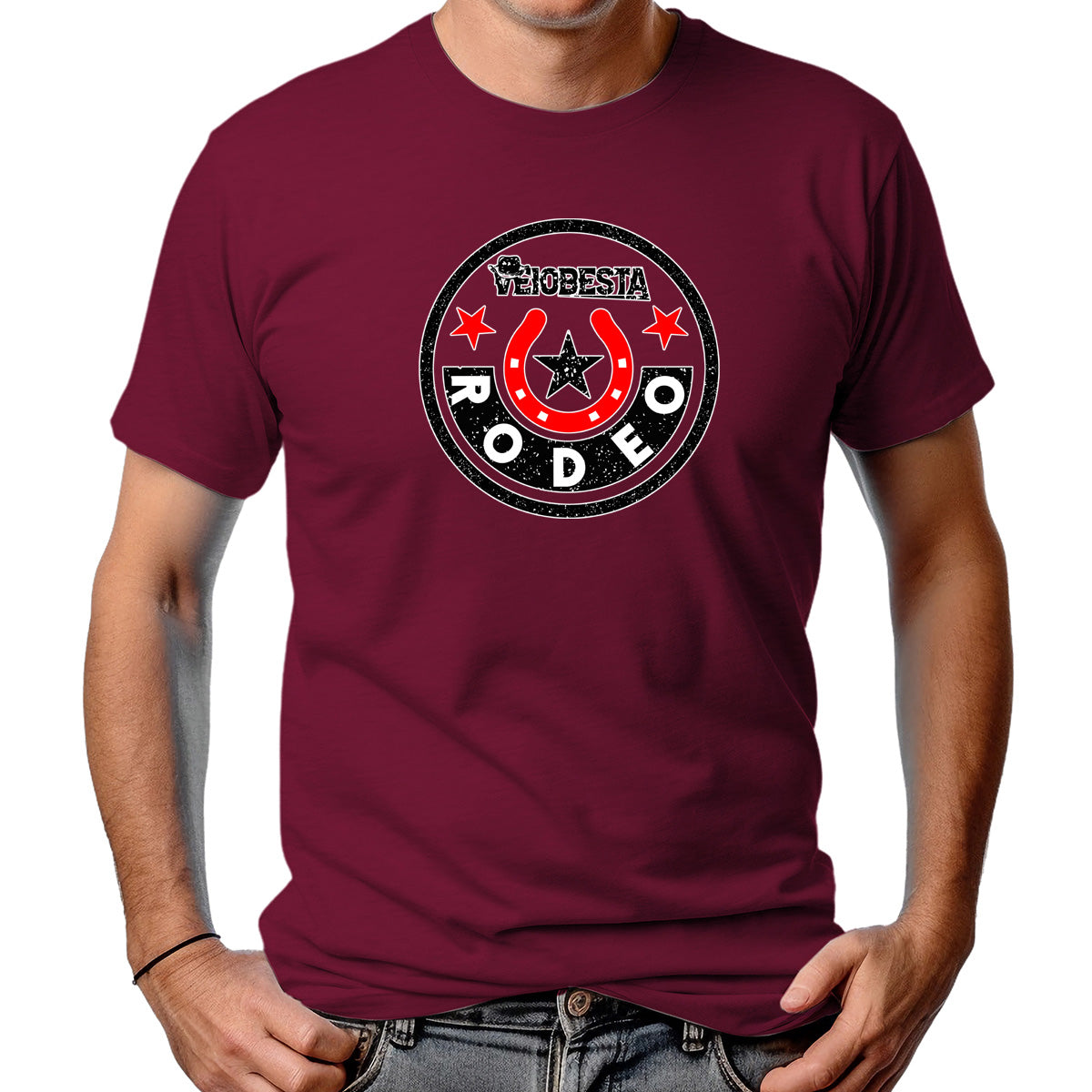 CAMISETA MASCULINA RODEO HORSESHOE