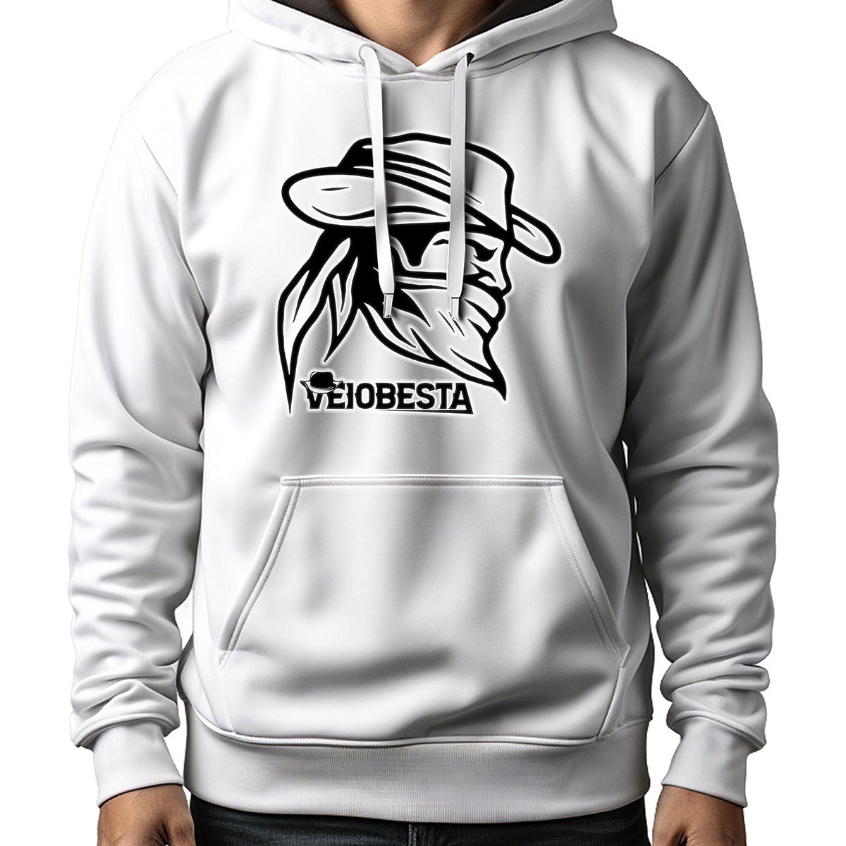 MOLETOM MASCULINO COWBOY VEIOBESTA INDÍGENA