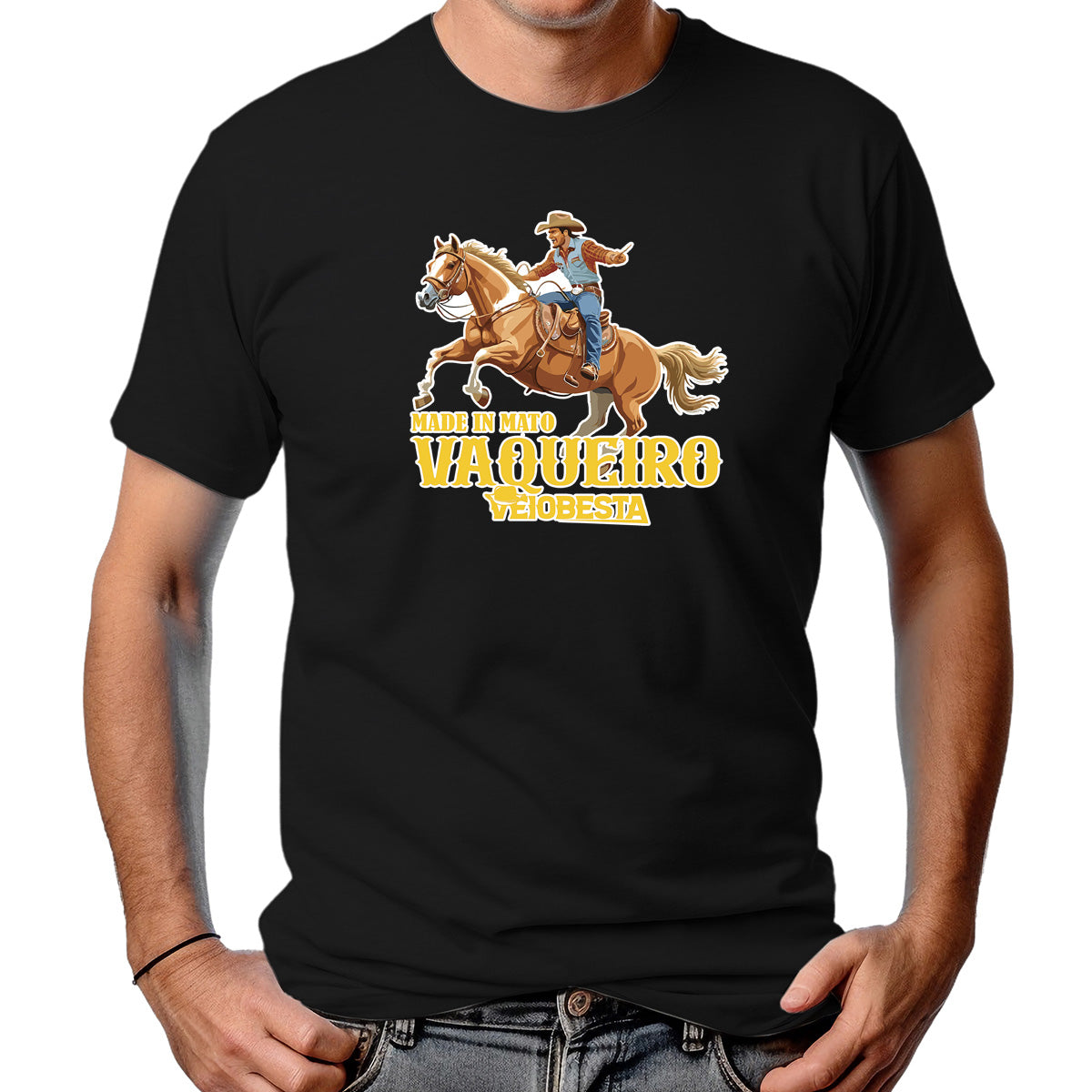 CAMISETA MASCULINA MADE IN MATO VAQUEIRO