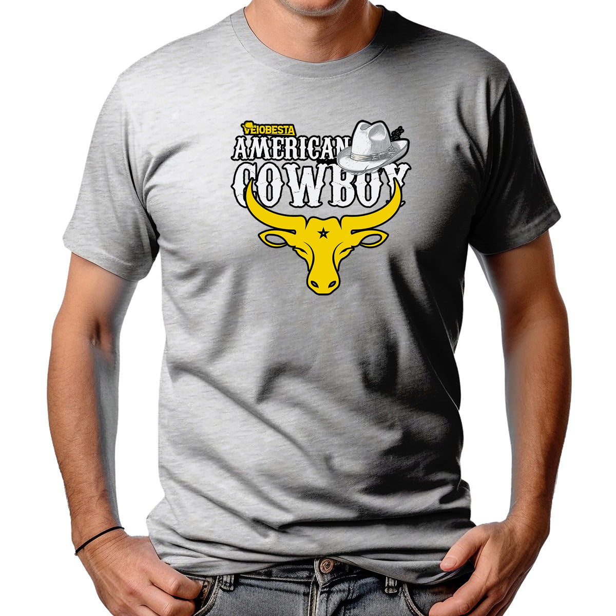 CAMISETA MASCULINA COWBOY AMERICANO