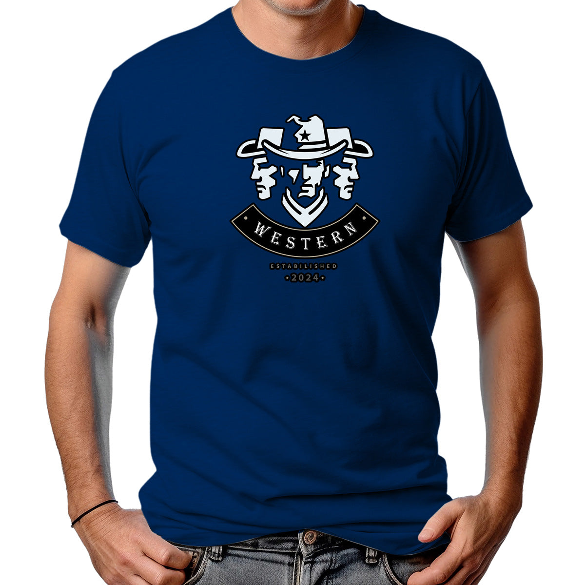 CAMISETA MASCULINA COPS WESTERN
