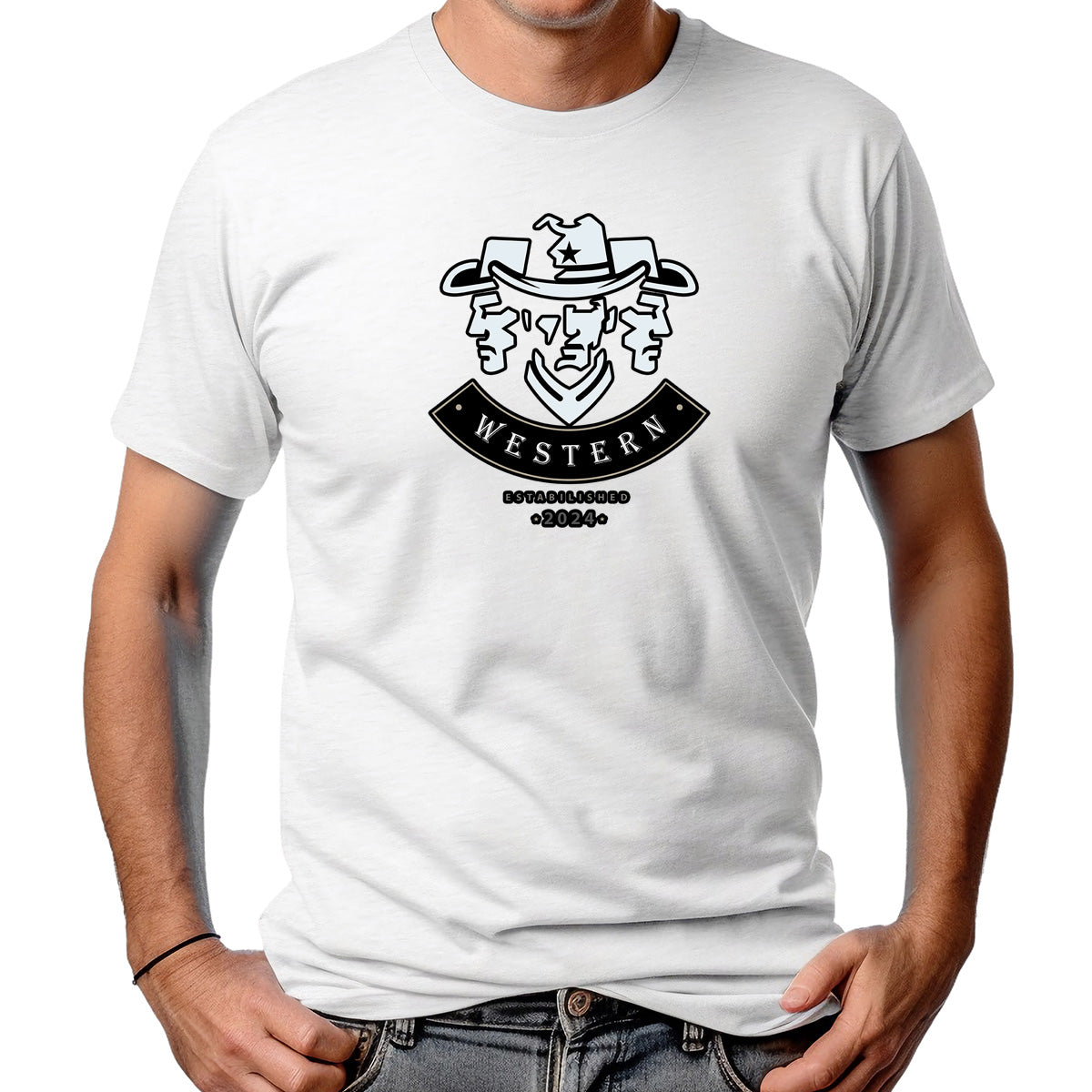 CAMISETA MASCULINA COPS WESTERN